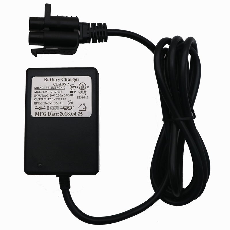 weelye B Plug 12V Kids Ride On Car Charger, 12 Volt Battery Charger for Motion Trendz Mega Trendz Yamaha Raptor ATV Disney FJ Cruiser Ride On Car - Image 2